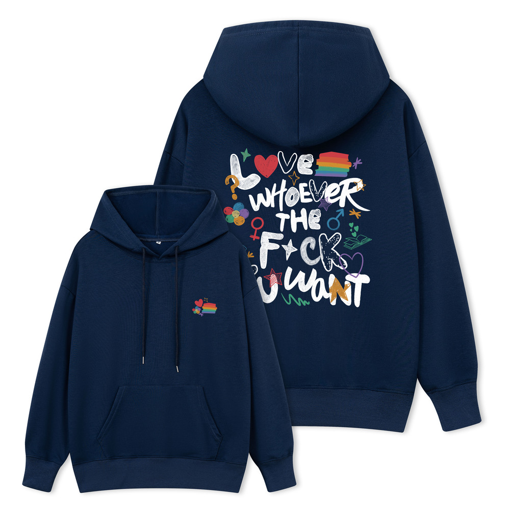 Pagewings Love Whoever The F*ck You Want Unisex Classic Hoodie