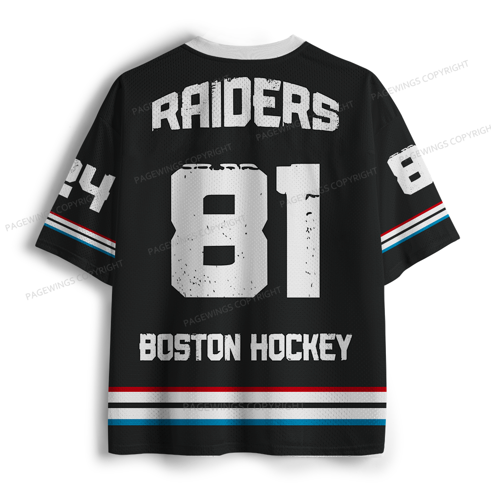 Pagewings Love Ice Hockey Unisex Mesh Jersey