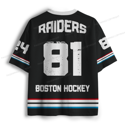 Pagewings Love Ice Hockey Unisex Mesh Jersey