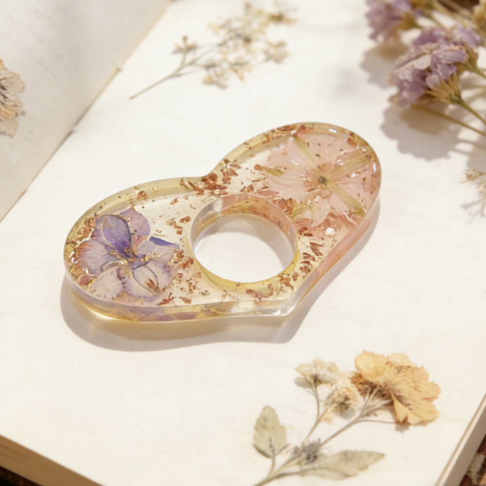 Pagewings Purple And Pink Floral Book Lover Book Page Holder