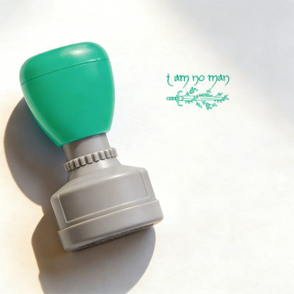 Pagewings I Am No Man Stamp