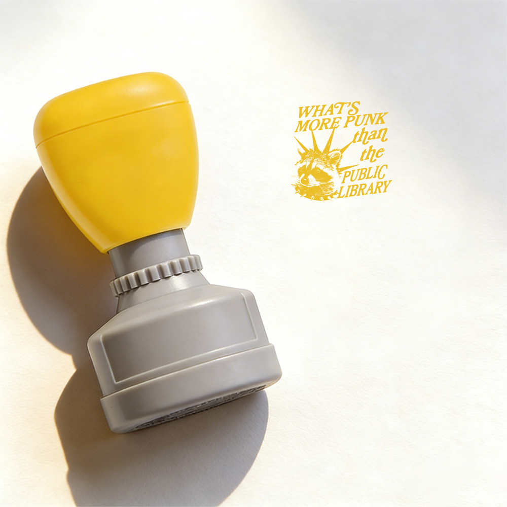 Pagewings What’s More Punk Than The Public Library Stamp