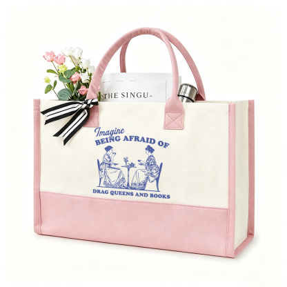 Pagewings Drag Queens15261 Large Tote Bag
