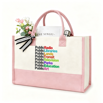 Pagewings Public Libraries15577 Large Tote Bag