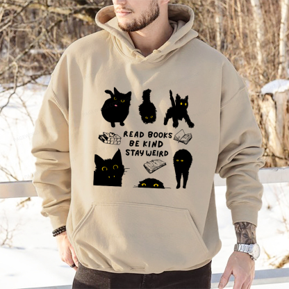 Pagewings Read Books Be Kind Stay Weird Unisex Classic Hoodie