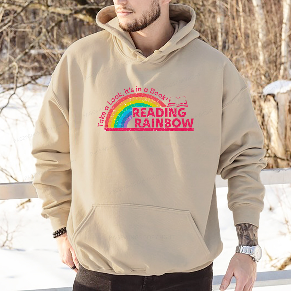 Pagewings Reading Rainbow Unisex Classic Hoodie