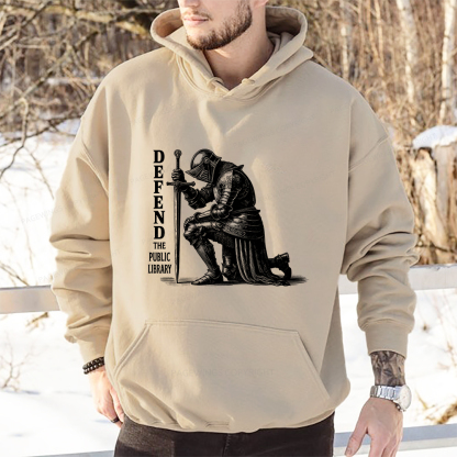 Pagewings Defend the Public Library Unisex Classic Hoodie