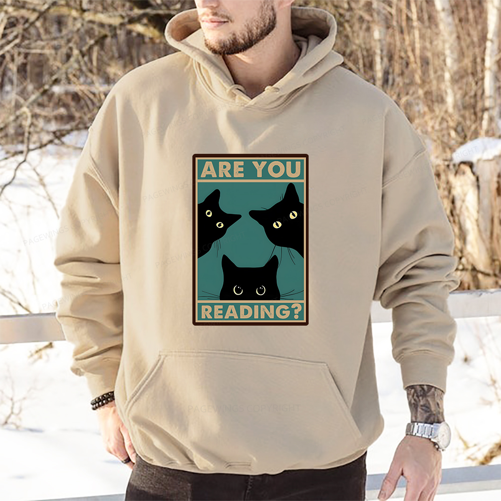 Pagewings Are You Reading Unisex Classic Hoodie