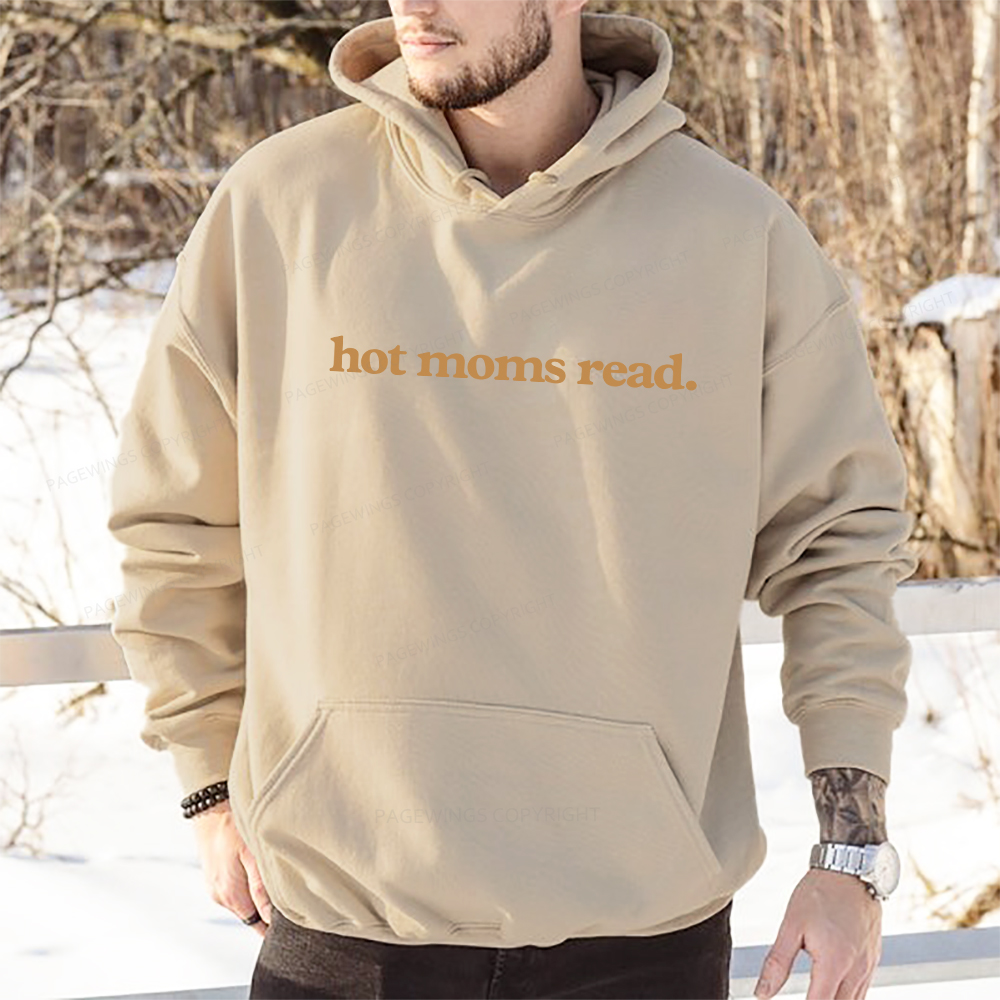 Pagewings Hot Moms Read Unisex Classic Hoodie