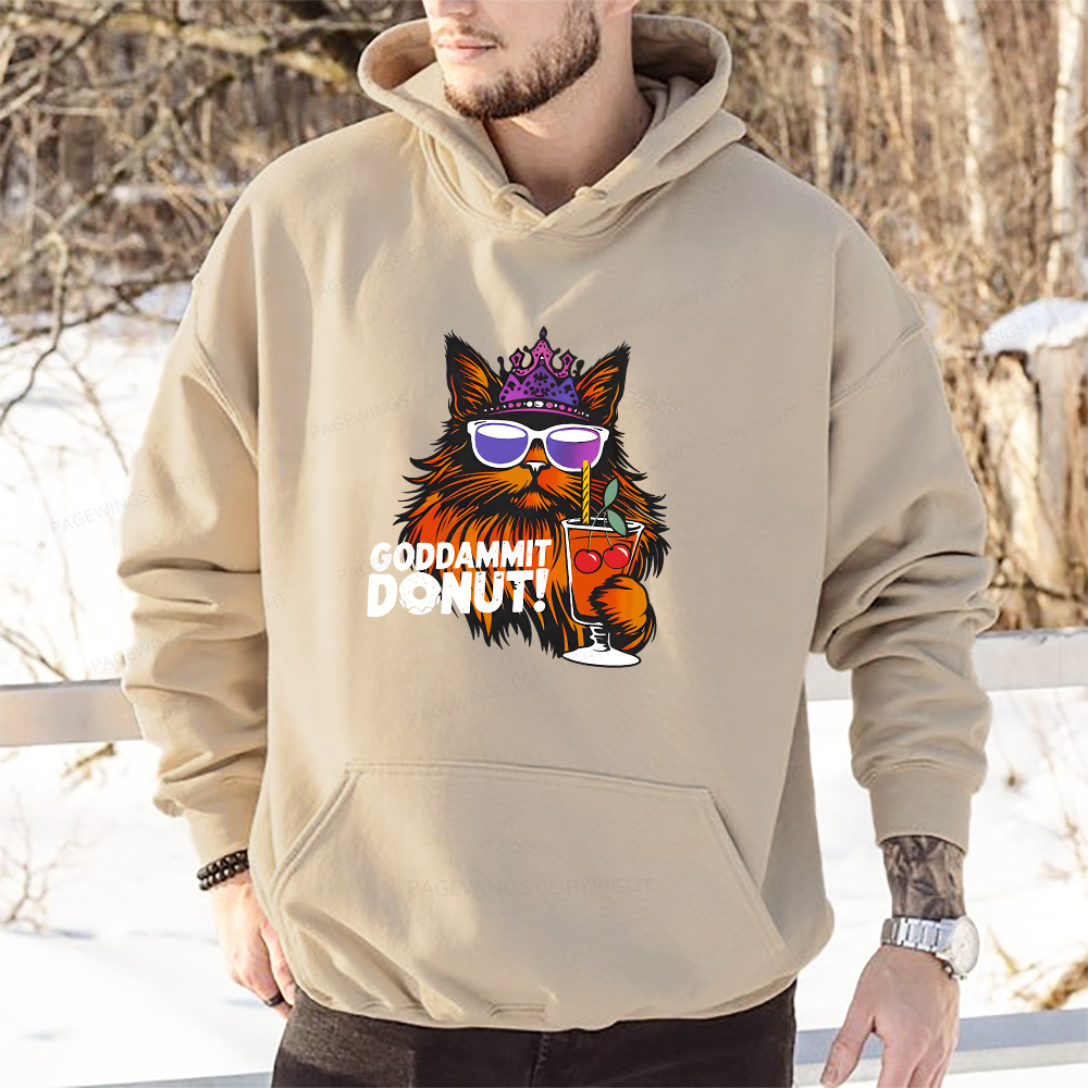 Pagewings Goddammit Donut Unisex Classic Hoodie