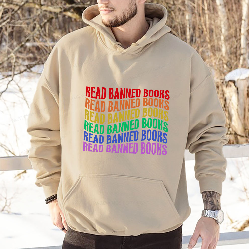 Pagewings Read Banned Books Unisex Classic Hoodie