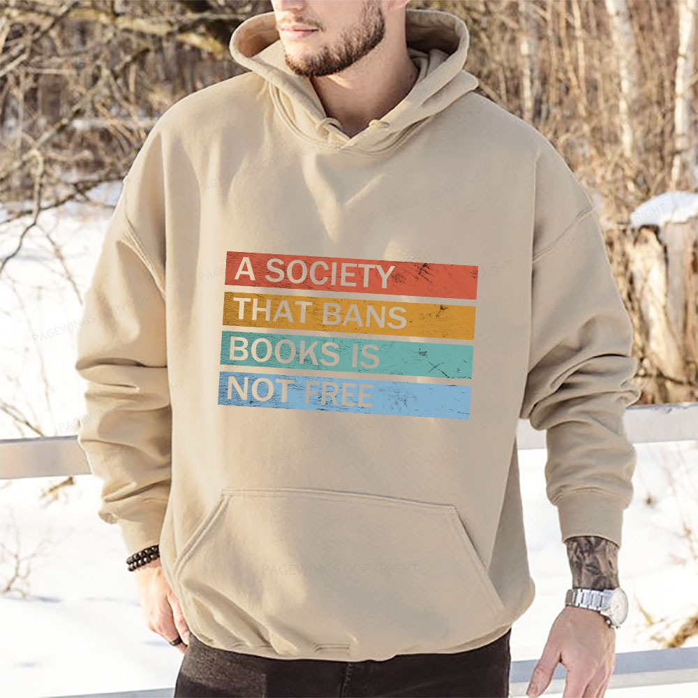Pagewings Read Banned Books Unisex Classic Hoodie