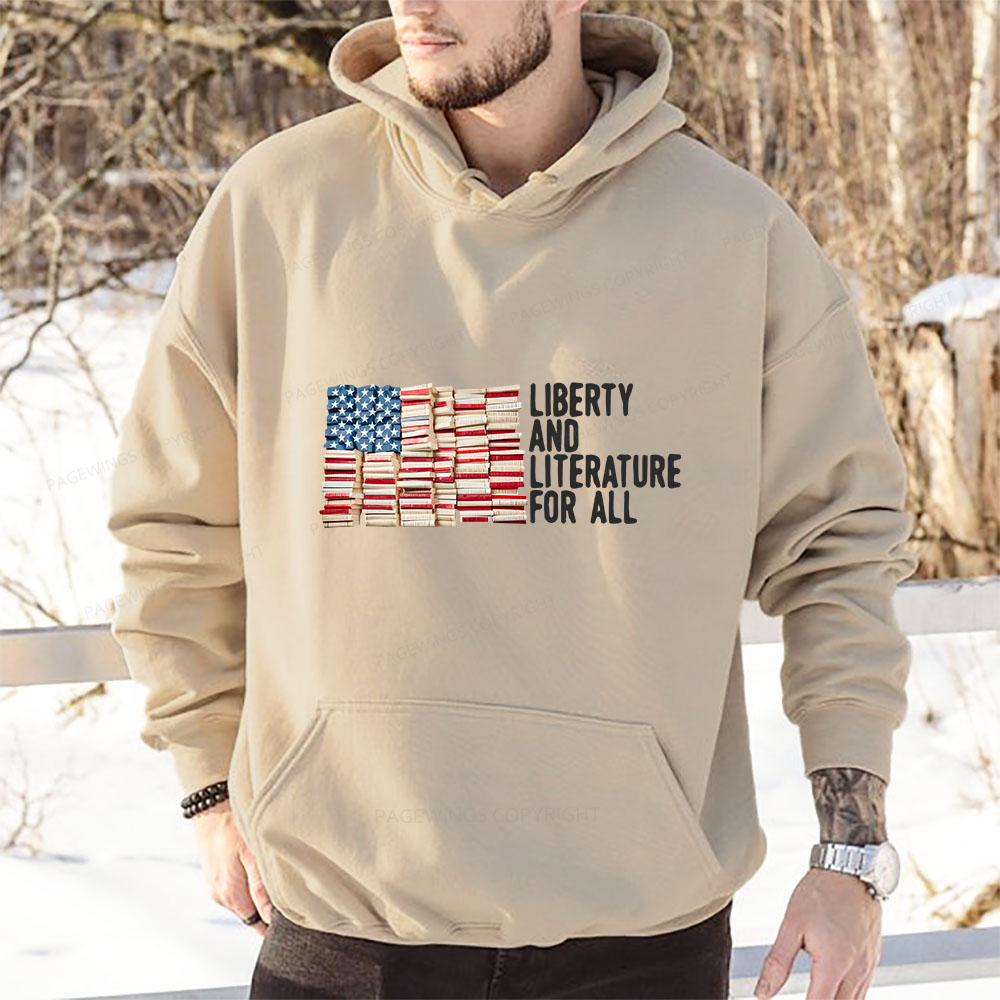 Pagewings Liberty And Literature For All Unisex Classic Hoodie