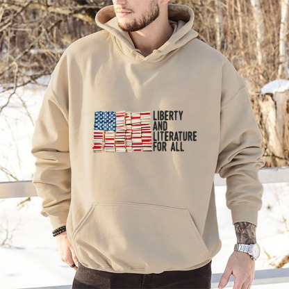 Pagewings Liberty And Literature For All Unisex Classic Hoodie