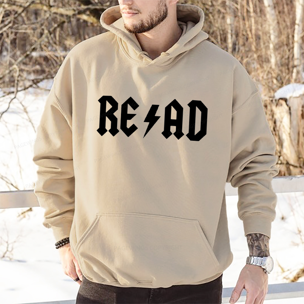 Pagewings Read Back In The Library "rock And Roll Unisex Classic Hoodie