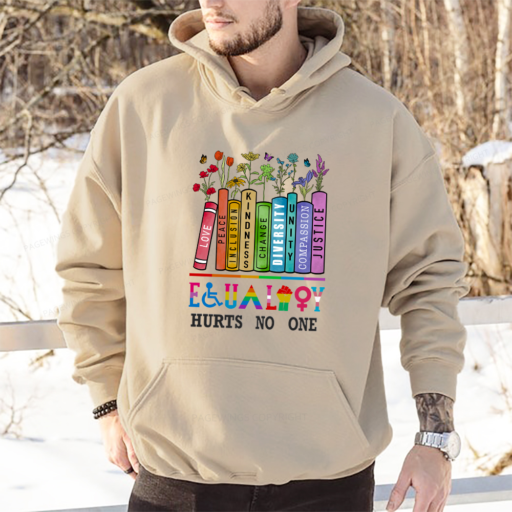 Pagewings Equality Hurts No One Unisex Classic Hoodie