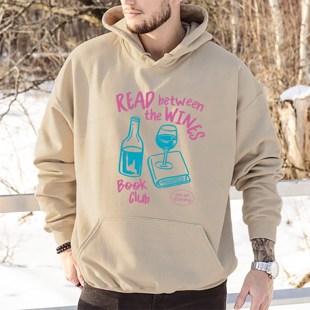 Pagewings Wine Lover Book Club Unisex Classic Hoodie