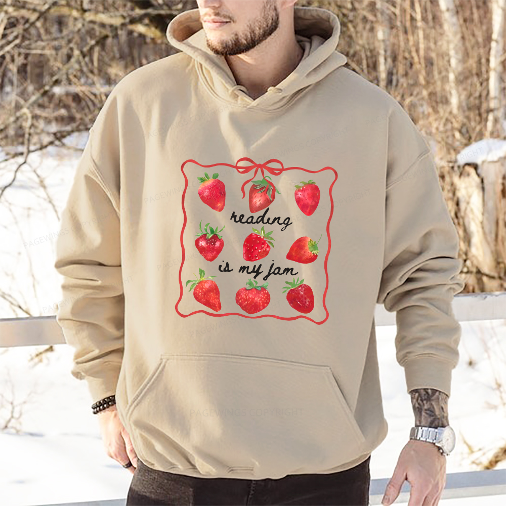 Pagewings Reading Is My Jam Unisex Classic Hoodie