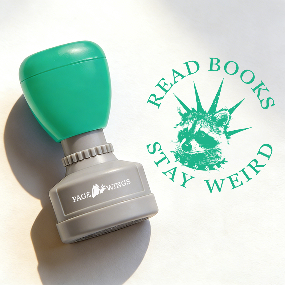 Pagewings Read Books Stamp