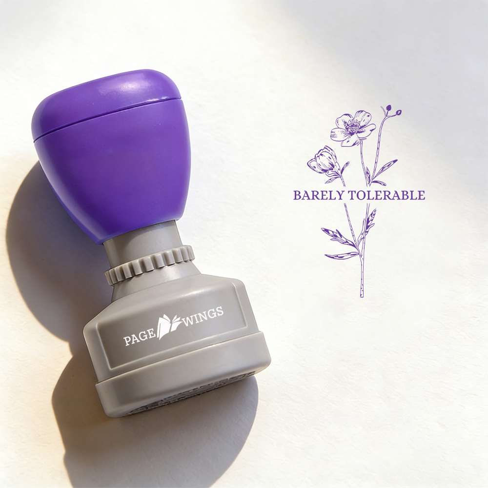 Pagewings Barely Tolerable Stamp