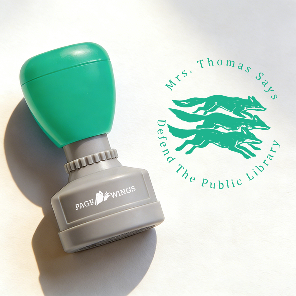 Pagewings Personalized Public Library Stamp