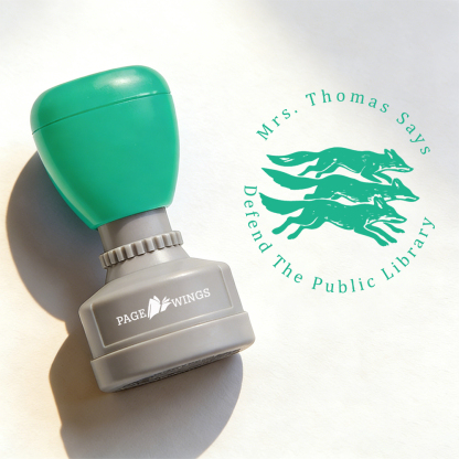 Pagewings Personalized Public Library Stamp