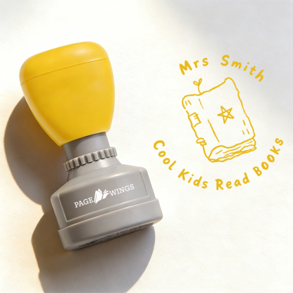 Pagewings Personalized Cool Kids Read Books Stamp