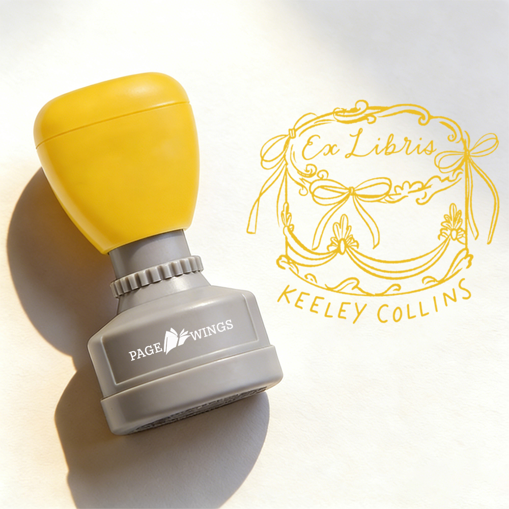 Pagewings Personalized Ex Libris Stamp