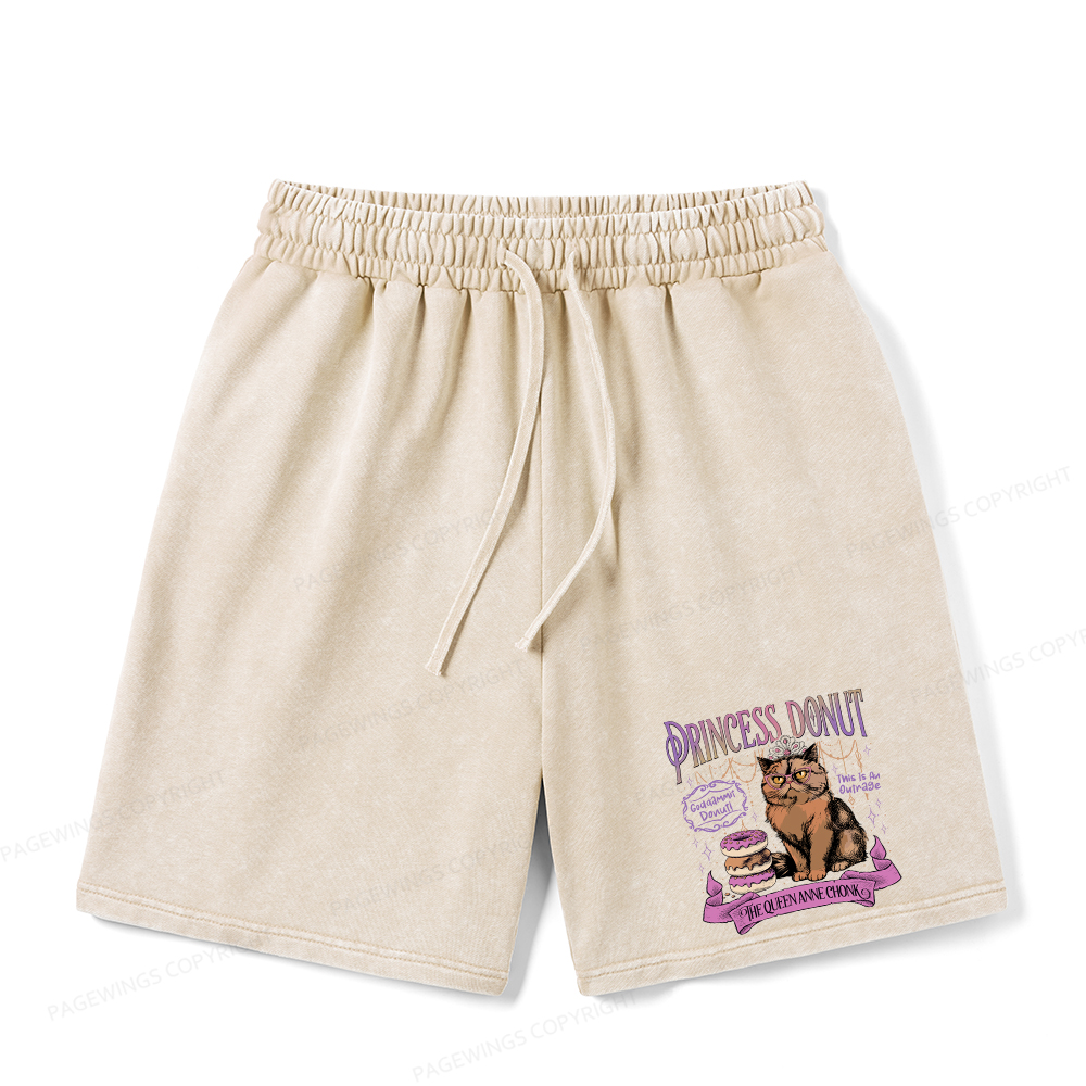 Pagewings Sci-Fi Book Lovers Unisex Washed Shorts