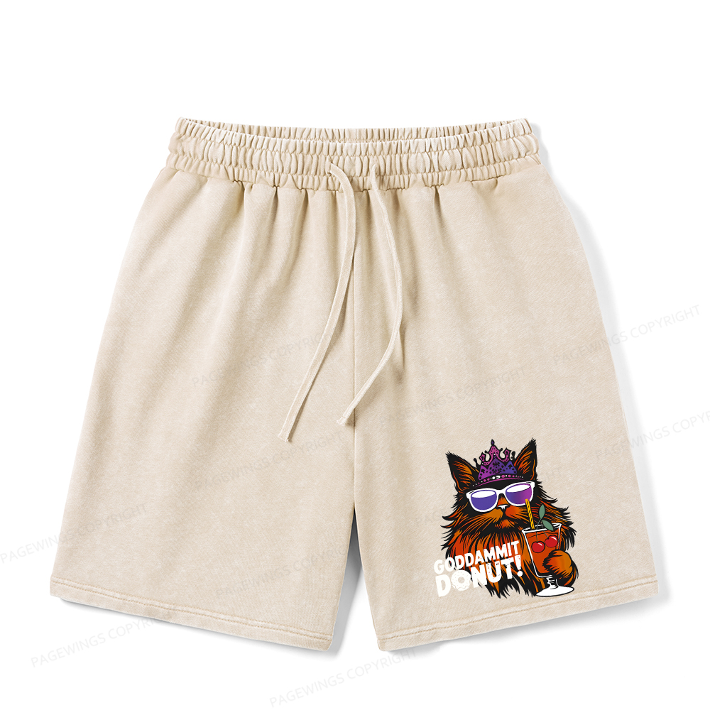 Pagewings Read Sci-Fi Book Unisex Washed Shorts