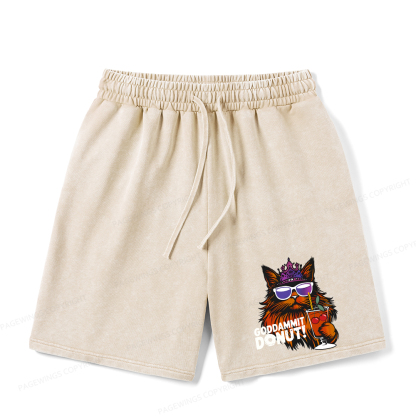 Pagewings Read Sci-Fi Book Unisex Washed Shorts