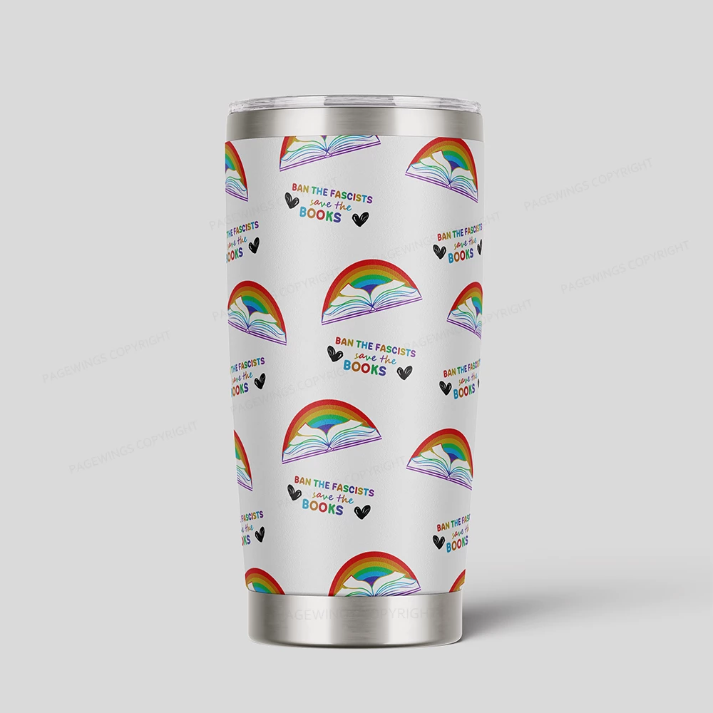 Pagewings Banned books Tumbler