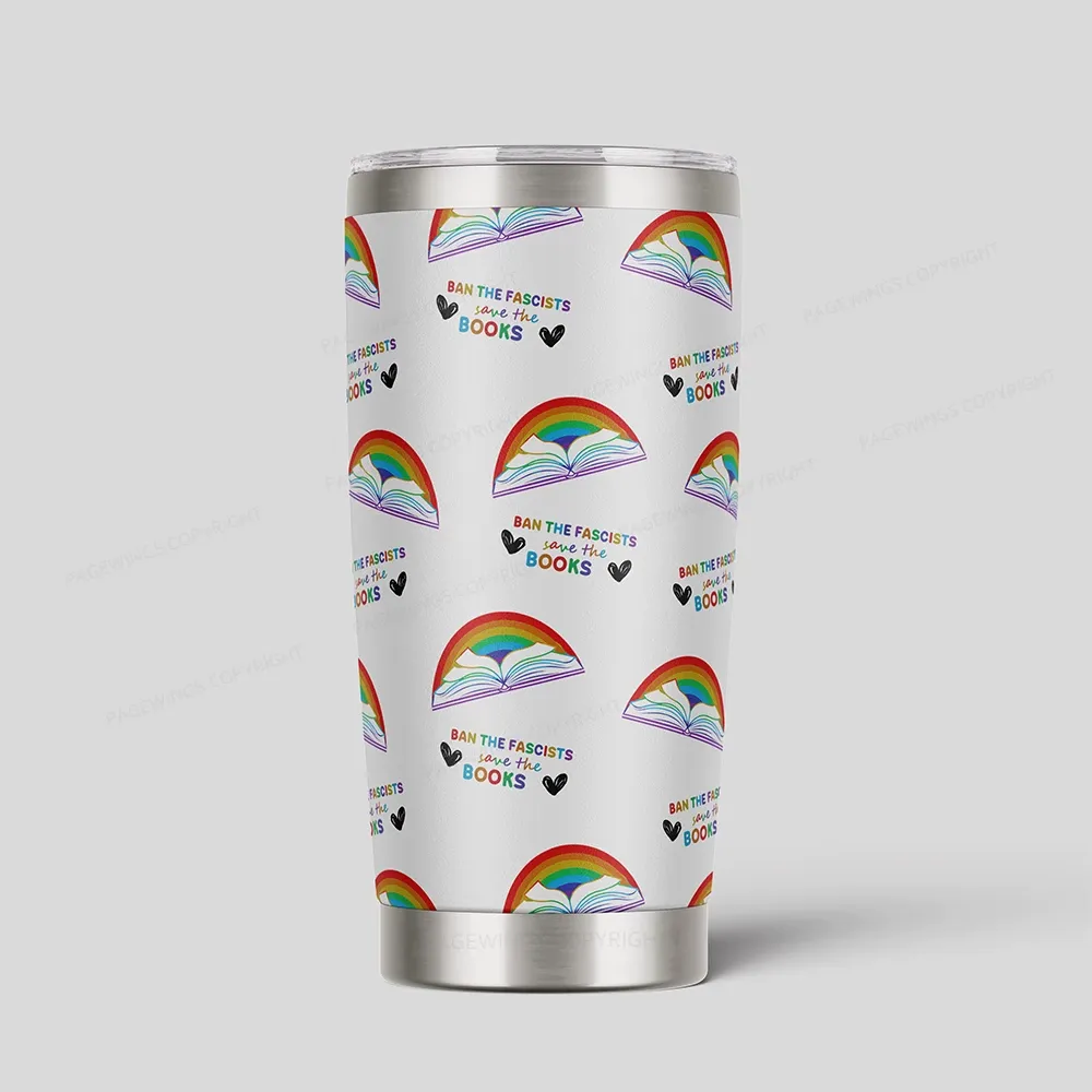 Pagewings Banned books Tumbler
