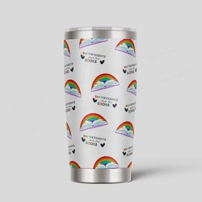 Pagewings Banned books Tumbler