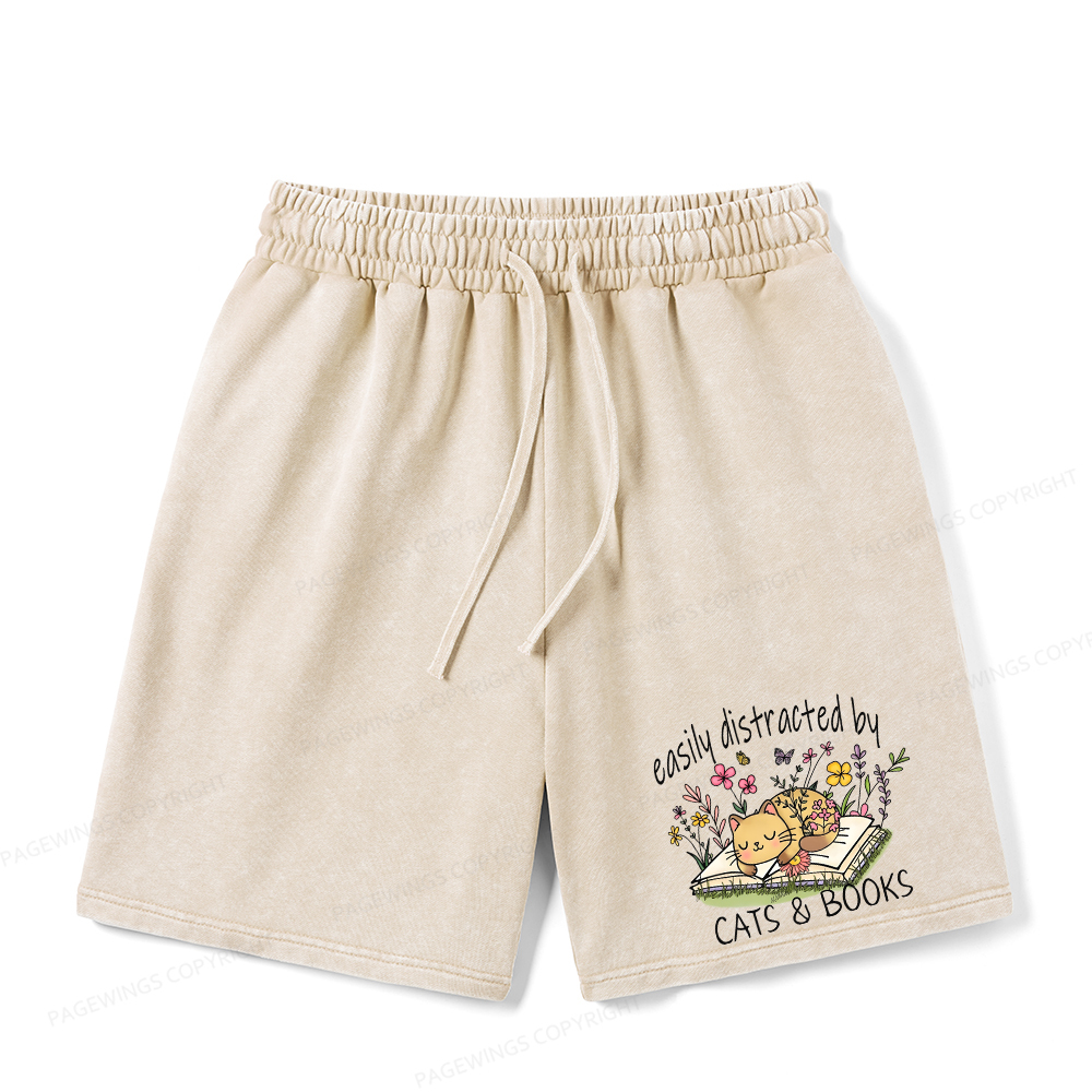 Pagewings SJM Book Club Christmas Unisex Washed Shorts