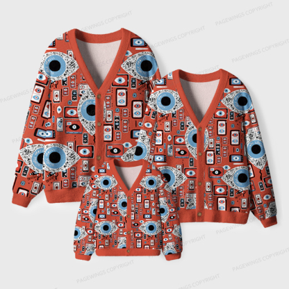Pagewings Make Orwell Fiction Again Unisex Ugly Cardigan Sweaters