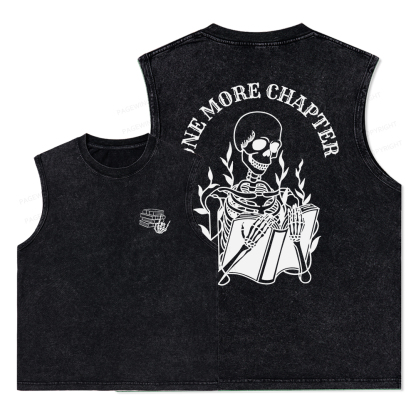 Pagewings One More Chapter Unisex Washed Tank Top
