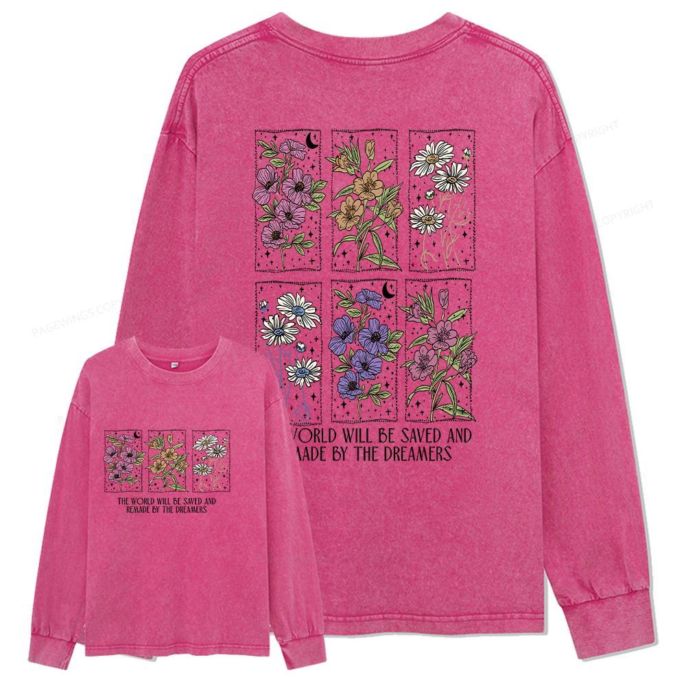 [Copy]pagewings One More Chapter Unisex Washed Long Sleeve T-shirt