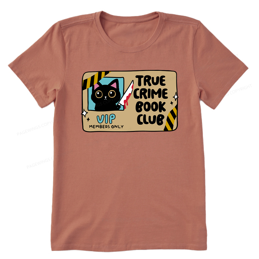 Pagewings True Crime Book Club Unisex Classic T-shirt