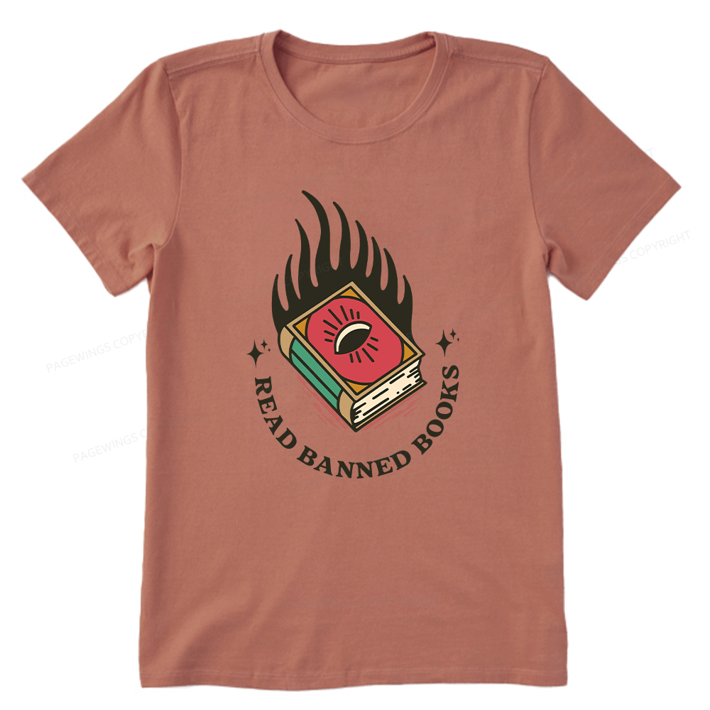 Pagewings Read Banned Books Unisex Classic T-shirt