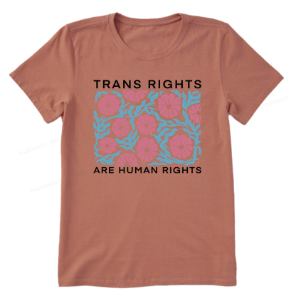 Pagewings Trans Rights Are Human Rights Unisex Classic T-shirt