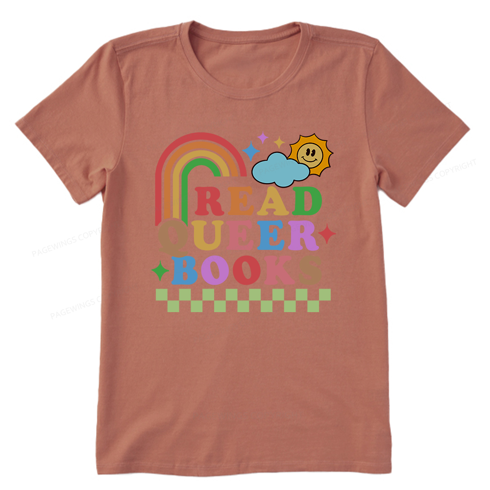 Pagewings Read Queer Books Unisex Classic T-shirt