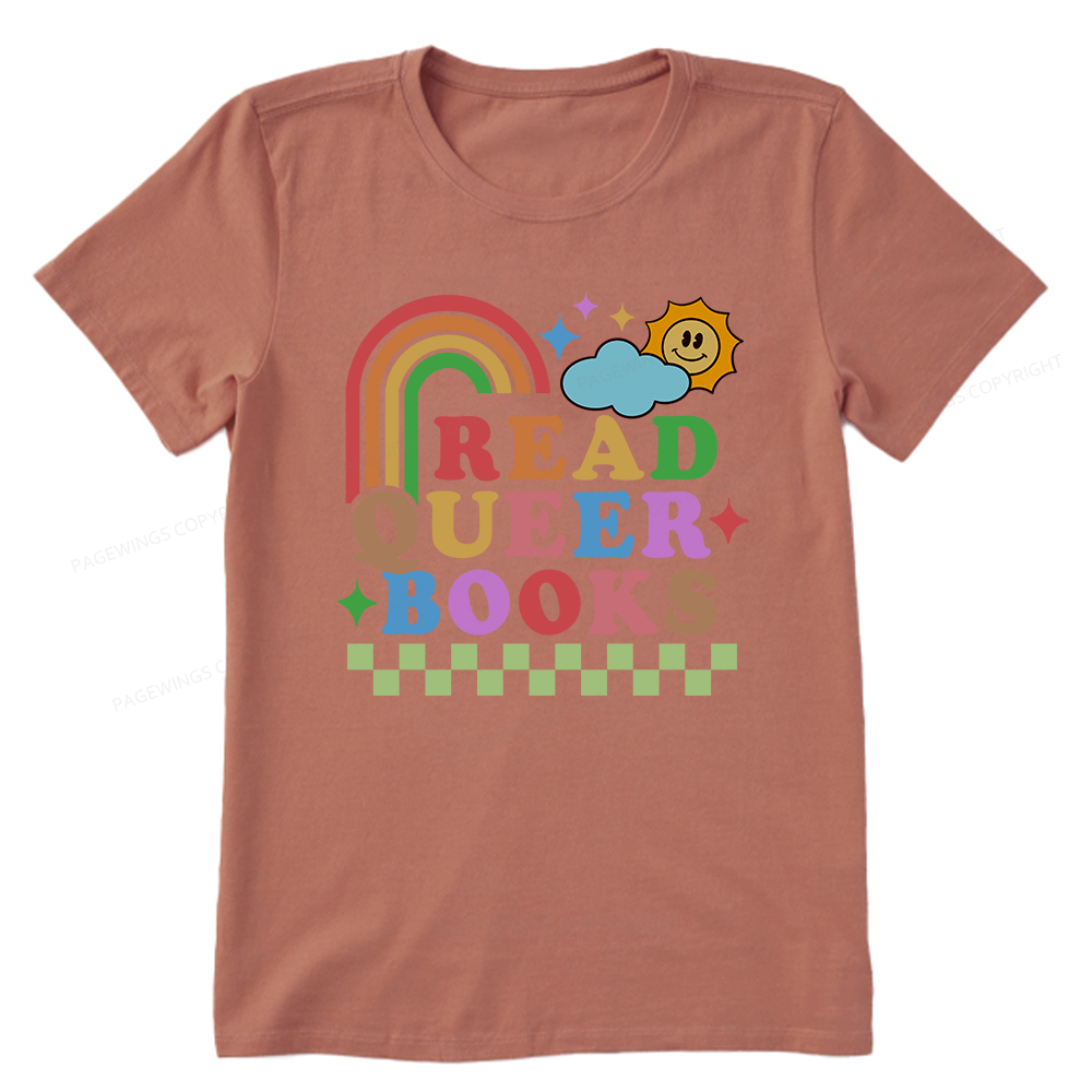 Pagewings Read Queer Books Unisex Classic T-shirt