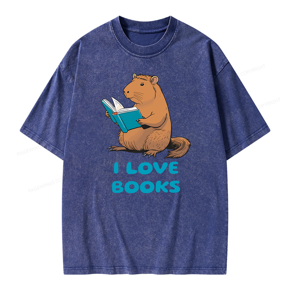 [Copy]Pagewings Week and Library Unisex Washed T-shirt
