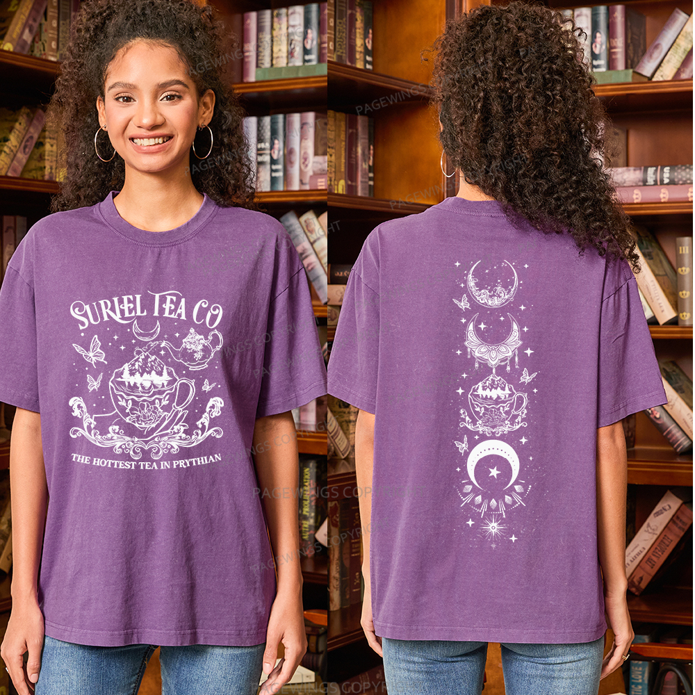 Pagewings Suriel Tea Co Unisex Washed T-shirt