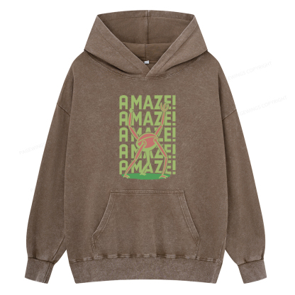 Pagewings Rocky Amaze Unisex Washed Hoodie