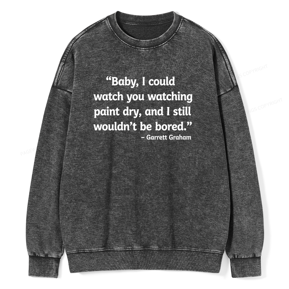 Pagewings Hockey Romance Unisex Washed Sweatshirt