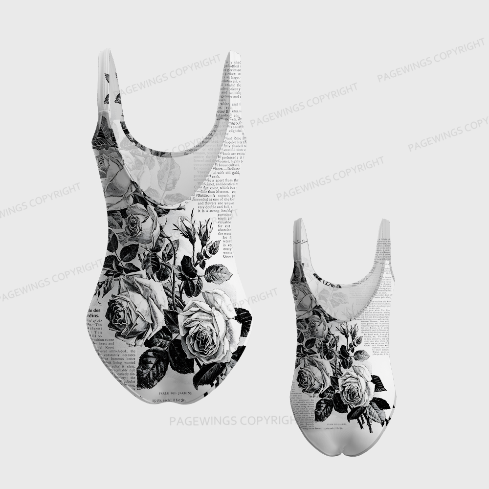 Pagewings Literary Vibes One-Piece Swimsuit 