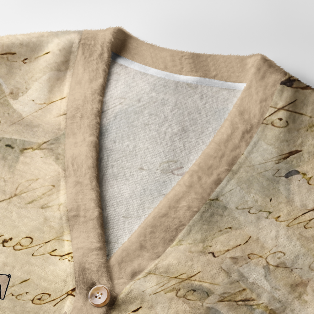 Pagewings Book Lover Light Knit Unisex Cardigan Sweaters