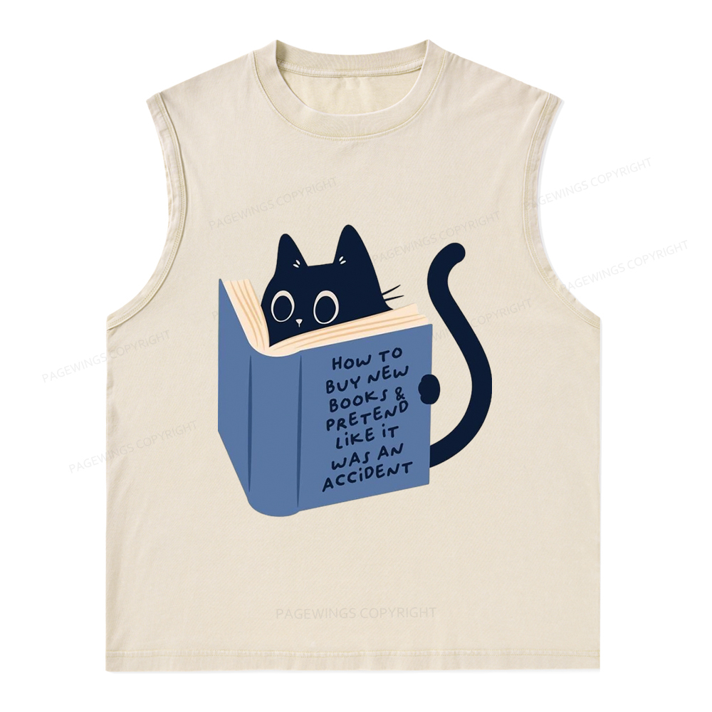 Pagewings 1984 Book Unisex Washed Tank Top
